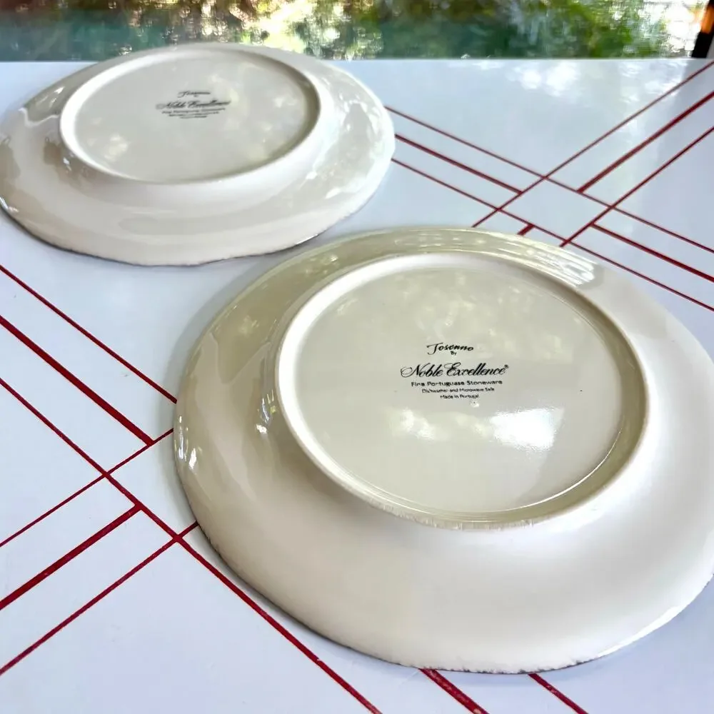 Set of 2 Toscano Cream Noble Excellence Salad Plates